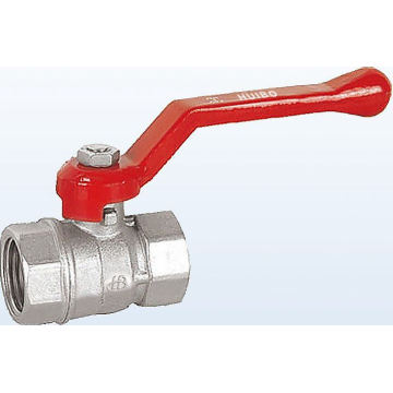 Level Handle Nickel Plated Female Brass Ball Valve